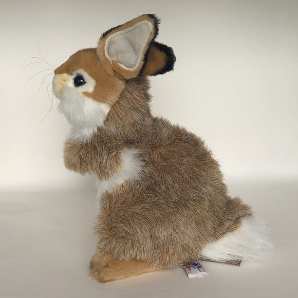 Hansa Handcrafted Bunny Stuffed Animal Brand New w/ Tag - Picture 9 of 14